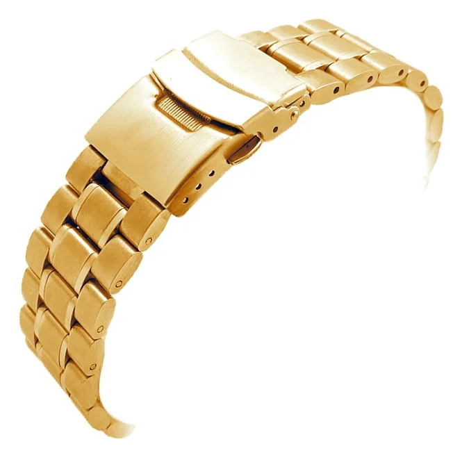 Цена по прейскуранту завода-изготовителя 5 бусины кривая конец твердого металла из нержавеющей стали, покрытой 18 мм/20 мм/22 мм/24 мм диаметром 26 мм, ремешок для наручных часов часы браслет