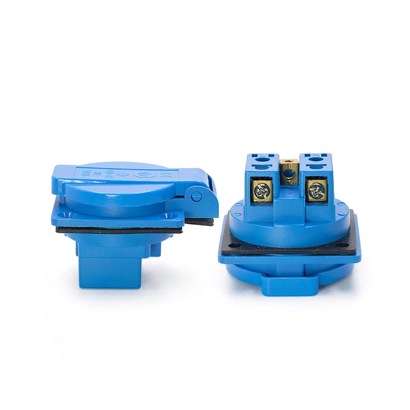 IP44  Germany Waterproof socket Outlet European receptacle 16A 250V