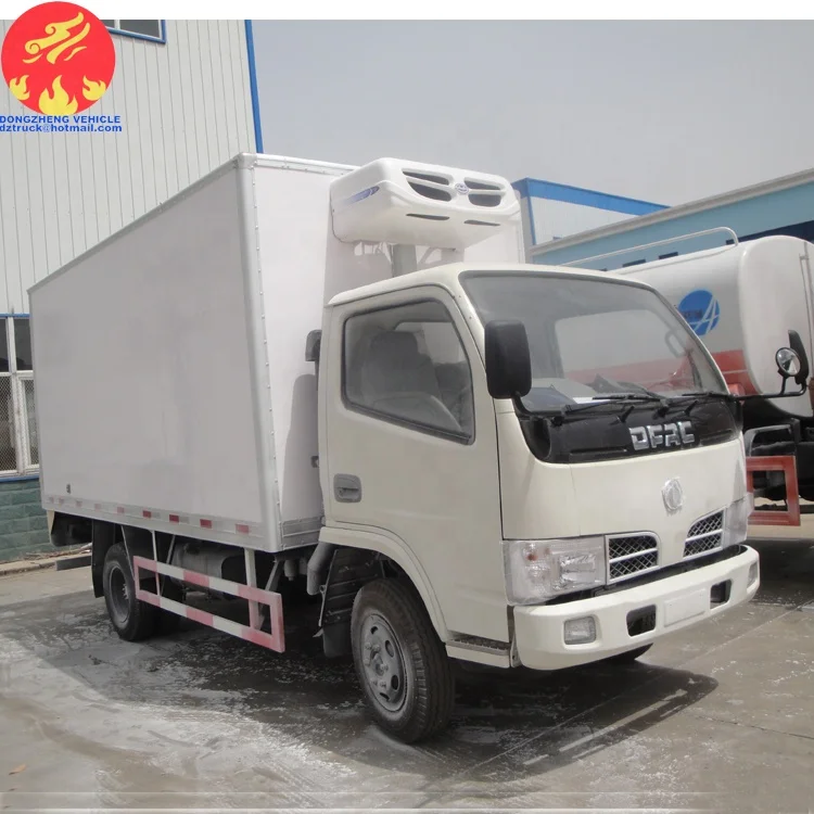 3-5ton RHD freezer van truck, refrigerated box truck, dongfeng freezer van for sale
