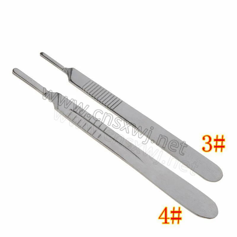WJ702 veterinary Stainless Steel surgical scalpel handle