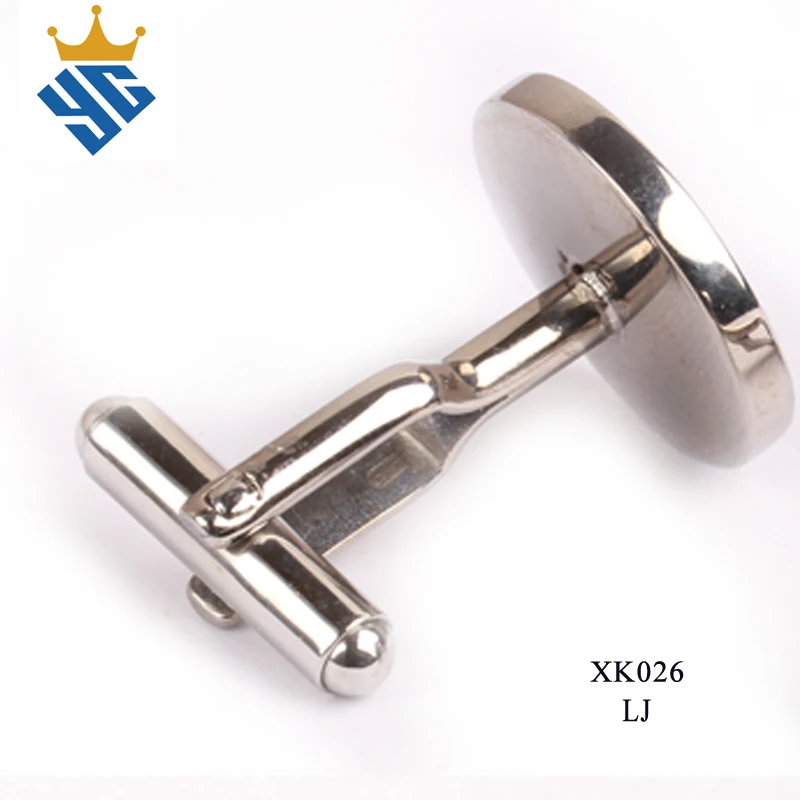 Round shaped jewelry men stainless steel men cufflinks