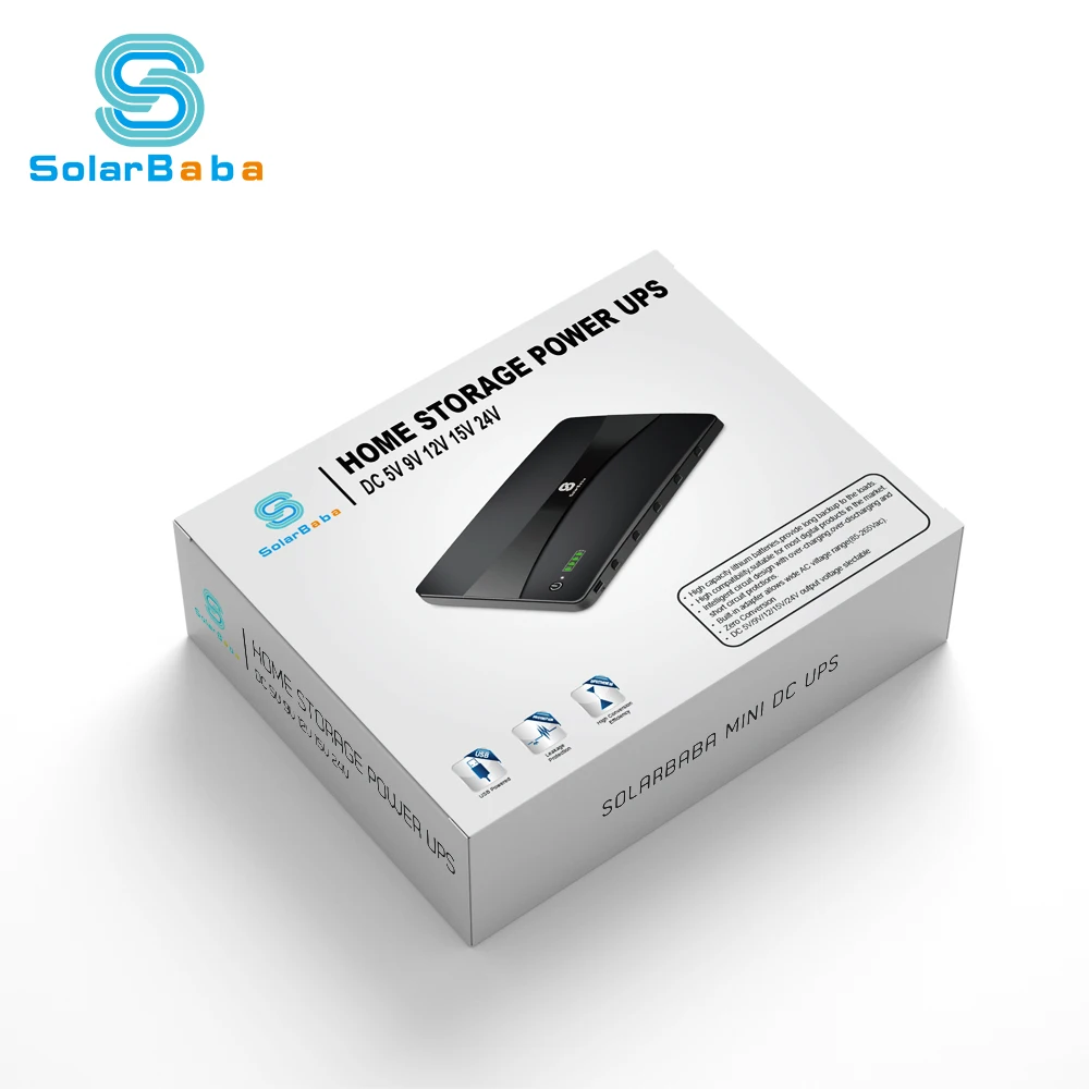 
Solarbaba online ups 24 volt dc power supply rohs solar power bank 