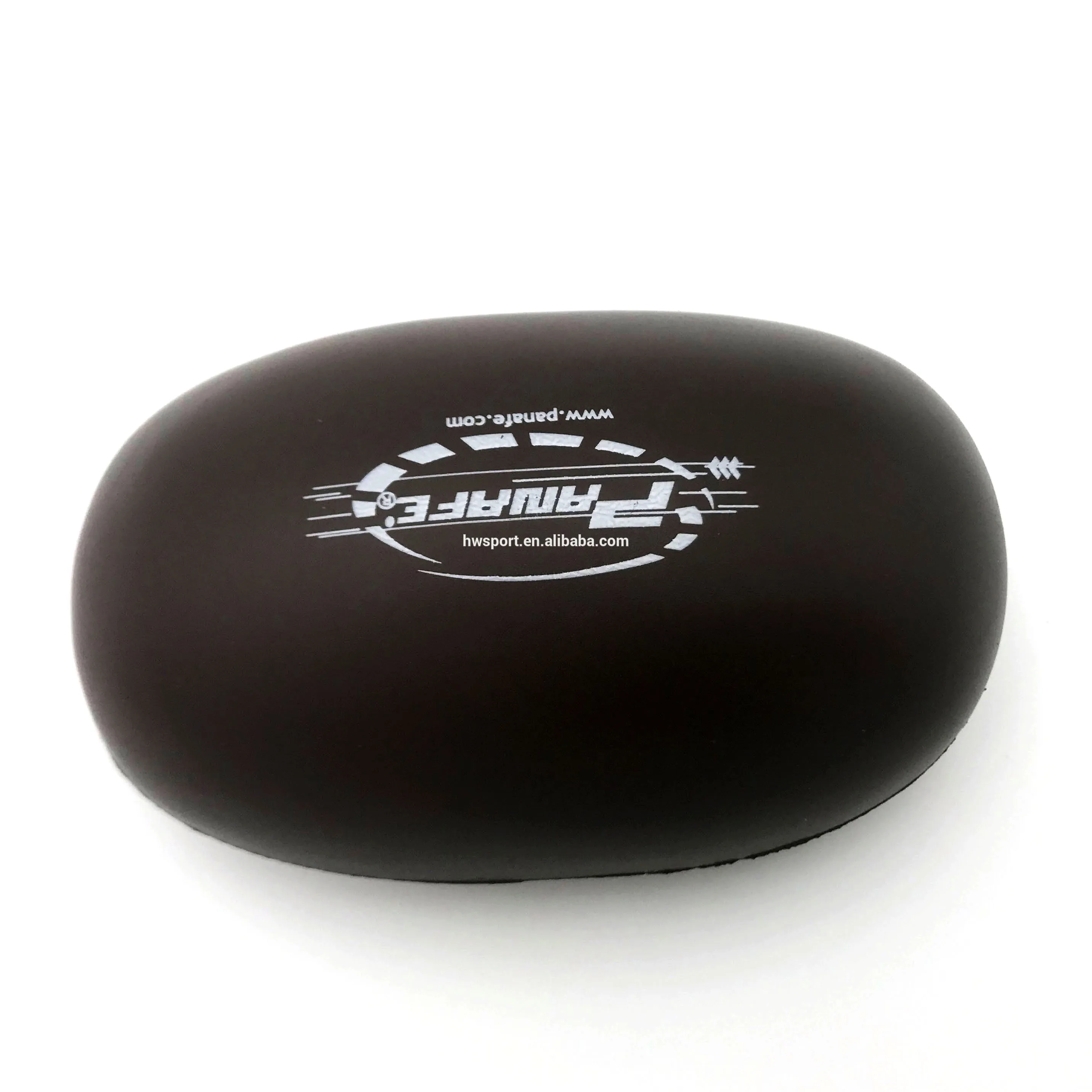 2024 Customized Logo Printed PU Stress Reliever Ball Soft Coffee Bean Stress Ball Toys for Stress Relief Promotional Toy