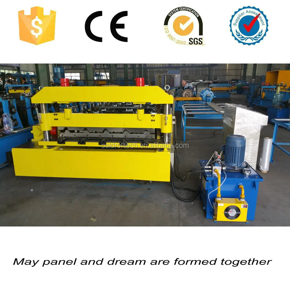 High Standard high Quality metal roofing sheet profiling folding roll forming machine