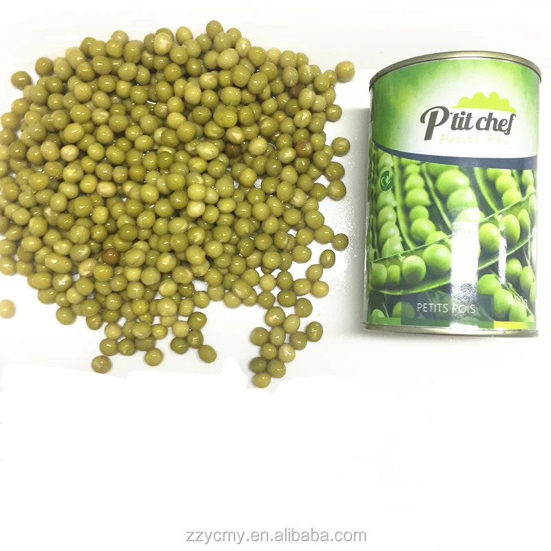 
400g canned fresh green pea in brine High Quality Canned Green peas fresh packed for sale 