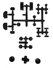 Accessories and spare parts for GPD XD 16GB 32GB 64GB ( silicone rubber pads,buttons,winding displacement for the screen)