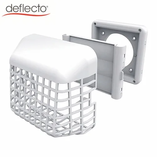 Dryer Vent Cover Assembly Removable Bird Guard Aluminum Wall Pipe Dryer Vent Kit