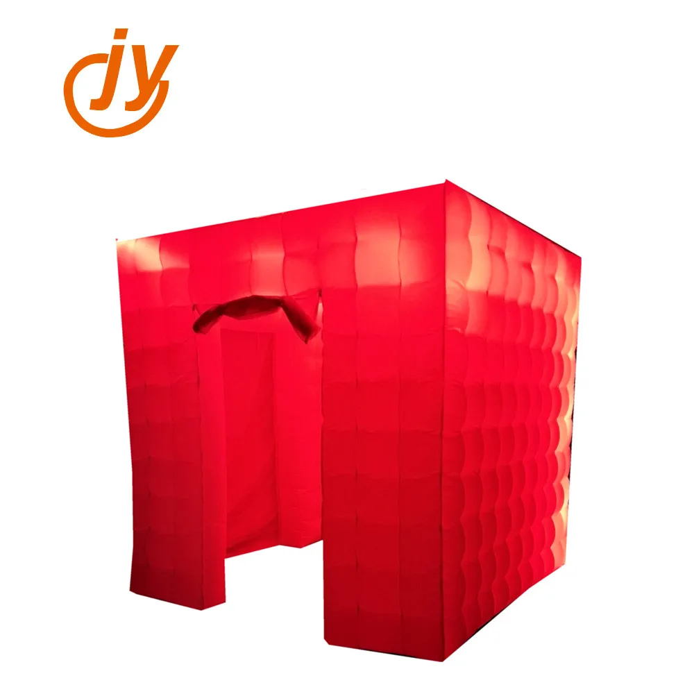 China Supply Cheap Price Customized 17 Color Changeable Portable LED Photobooth Cube