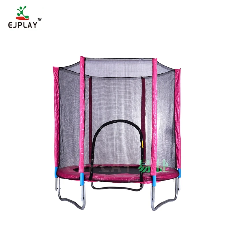 Professional Wholesale 140*180Cm hexagon trampoline home trampoline garden trampoline