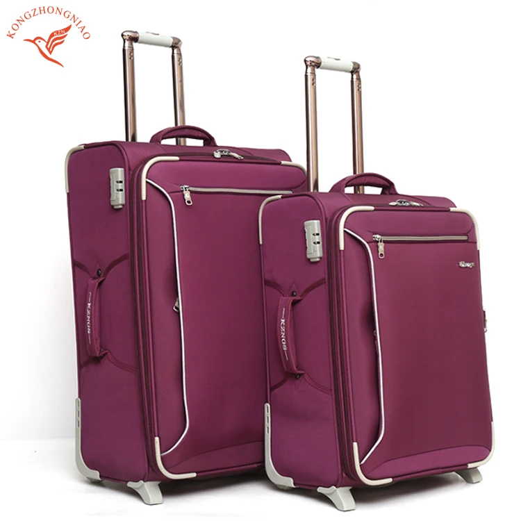 
Fashion customized design softside handle luggage 3 set 