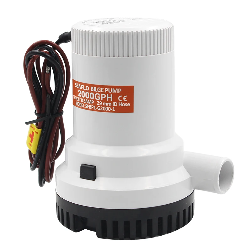 
Seaflo Bilge Pump Submersible For Marine Boat RV Trailer 12V/24V 1500/2000GPH 