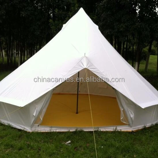 6-10 Persons Yurt Tent Cotton Canvas Bell Tent With Canvas Fabric