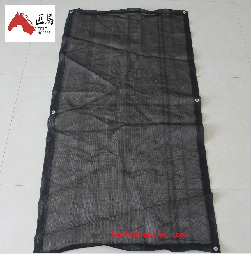 Factory 100gsm HDPE UV protection Black color privacy screen for fence garden and balcony