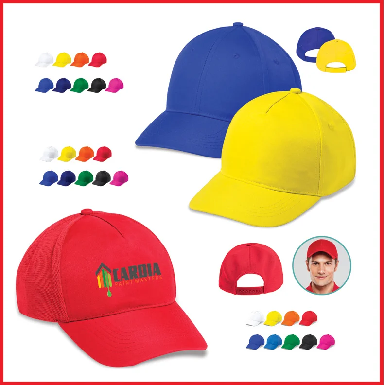 
Logo Print Customize 100% Cotton Flat Sports Cap dad hat 
