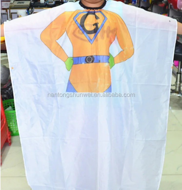 Kids cartoon printed Hairderssing Haircut Barber Cape