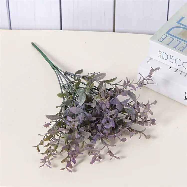 New Arrival Good Offer Green White Ficus Leaf Tree Artificial Plants Of Leaves