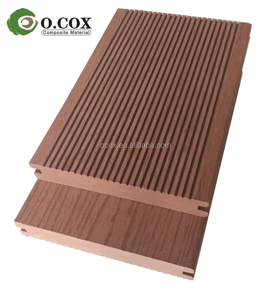 Narrow grooves Outdoor WPC floor wood plastic composite decking