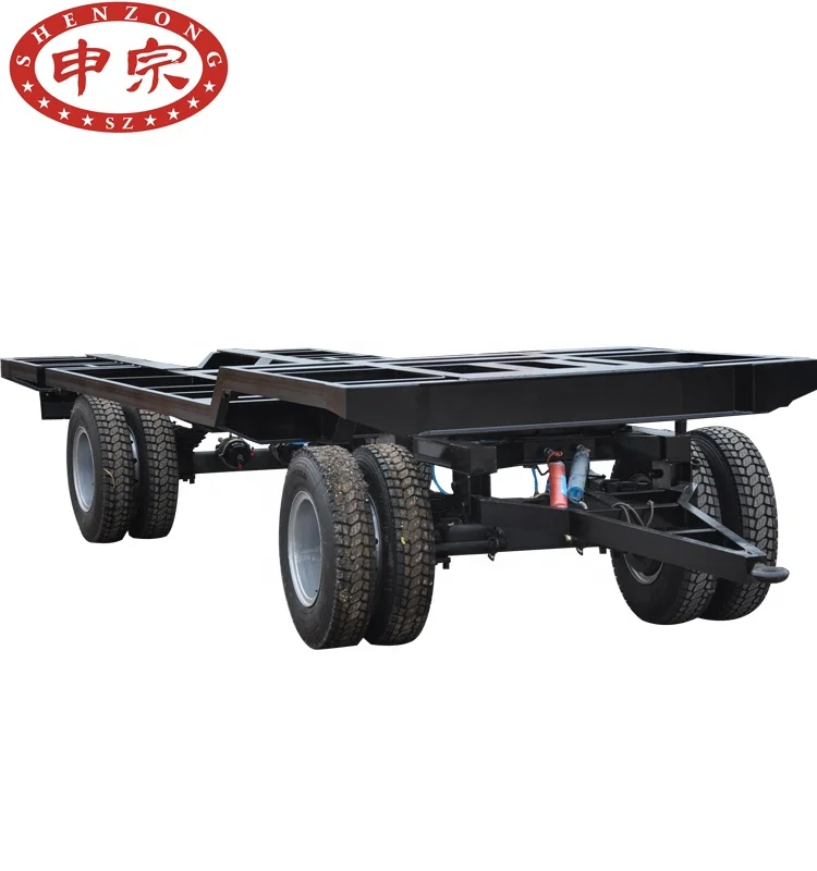 Good quality factory plant usage forklift tow trailer skeleton chassis for sale