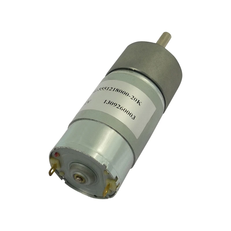 Metal Gearmotor 12v 24v High Speed 300rpm 555 Small Gear DC Motor