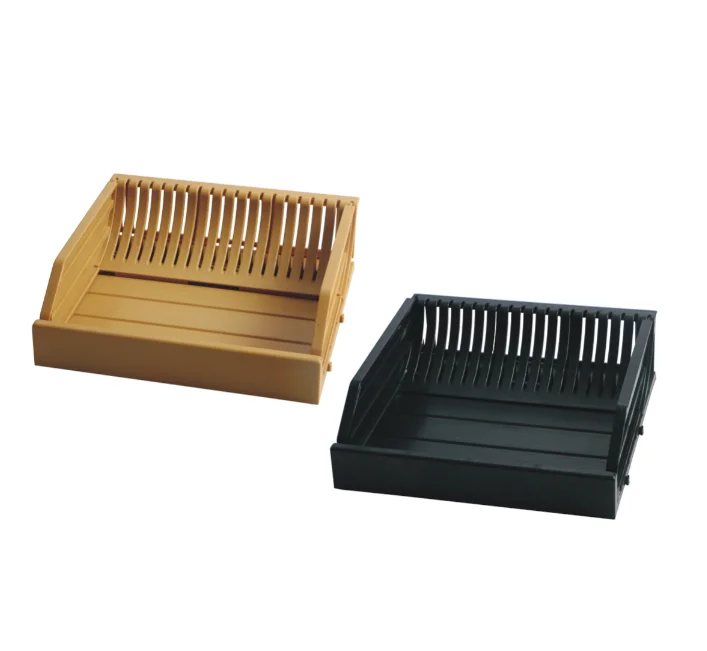 Supermarket Adjustable Plastic Food Divider Tray Retractable Display Tray with Fruits and Vegetables