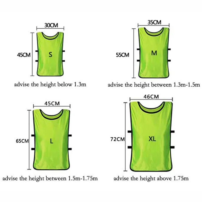 Training pinnies football vest bibs Soccer Bib