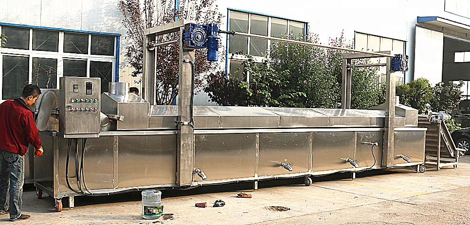 
Automatic cake production line / glutinous rice cake , corn cake , potato cake fryer machine 