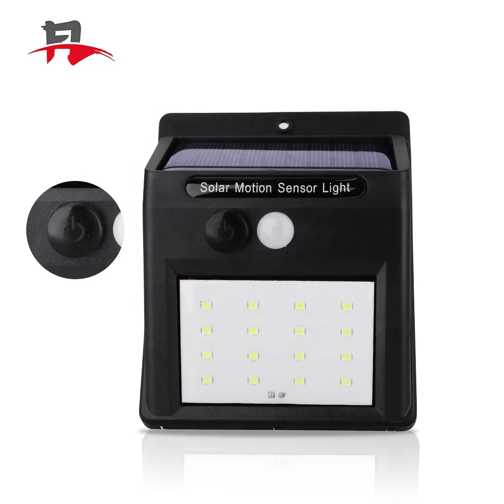 Водонепроницаемый уличный настенный садовый светильник на солнечной батарее с датчиком движения и 20/25/30 светодиодами