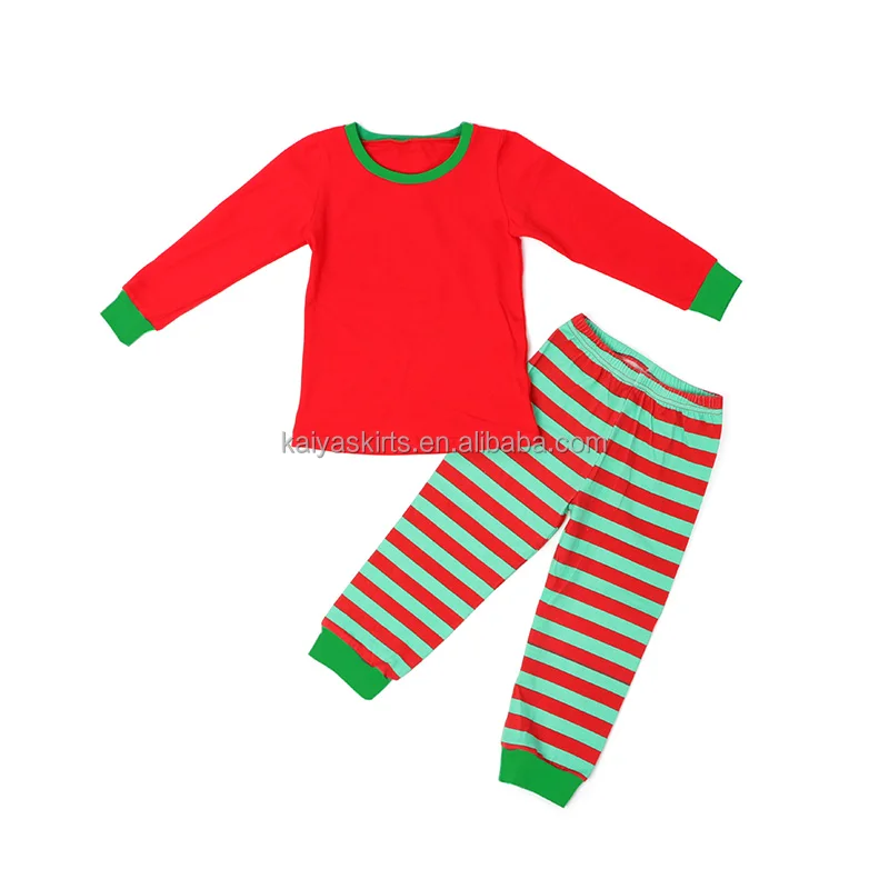 Christmas pajamas family match set Family fitted children clothing sets