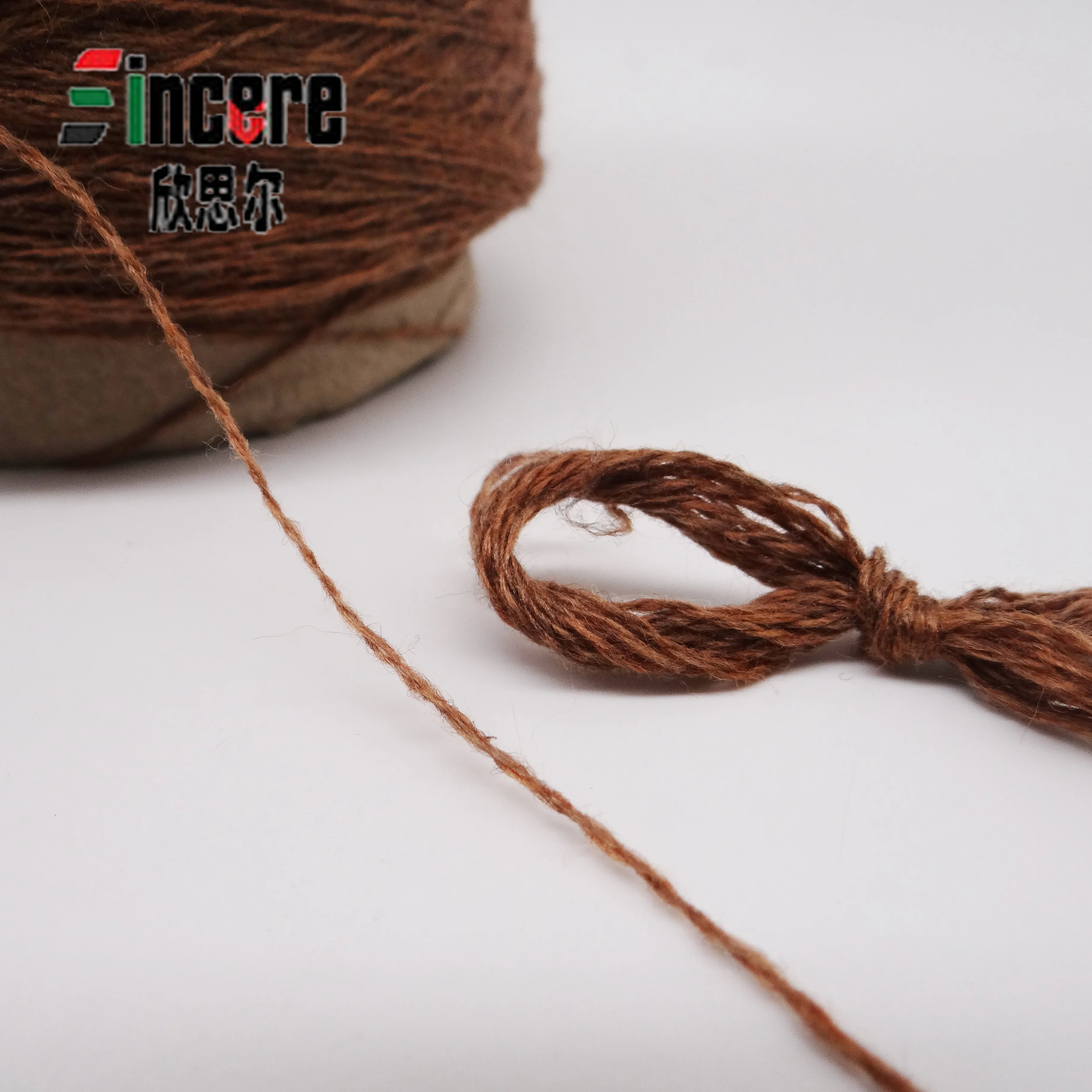 
Hot sale 2/24NM wool and viscose blended yarn angora rabbit yarn for knitting 