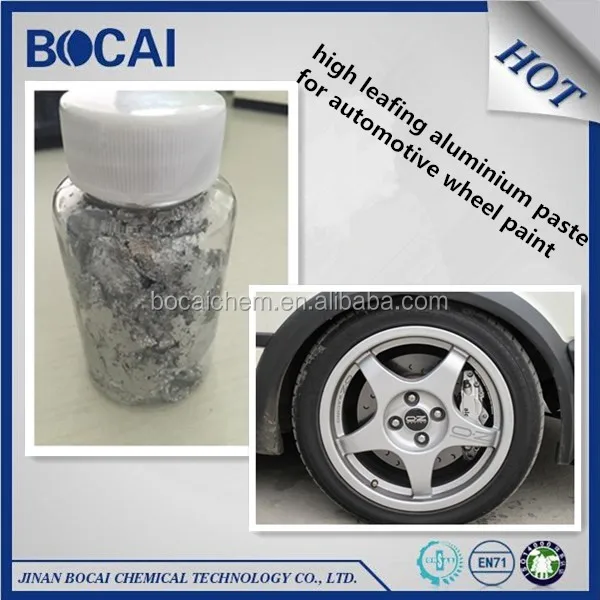 High quality leafing imitationing plating aluminum paste for chrome effect paint