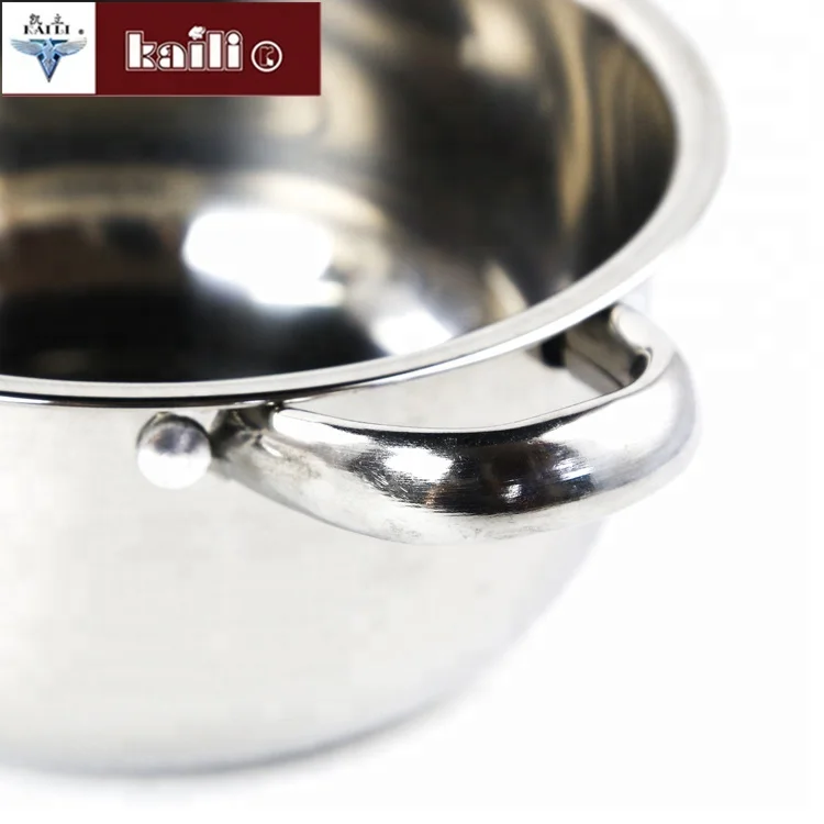 Cookware Kitchen Pots And Pans With Steel Lids For Home Cooking