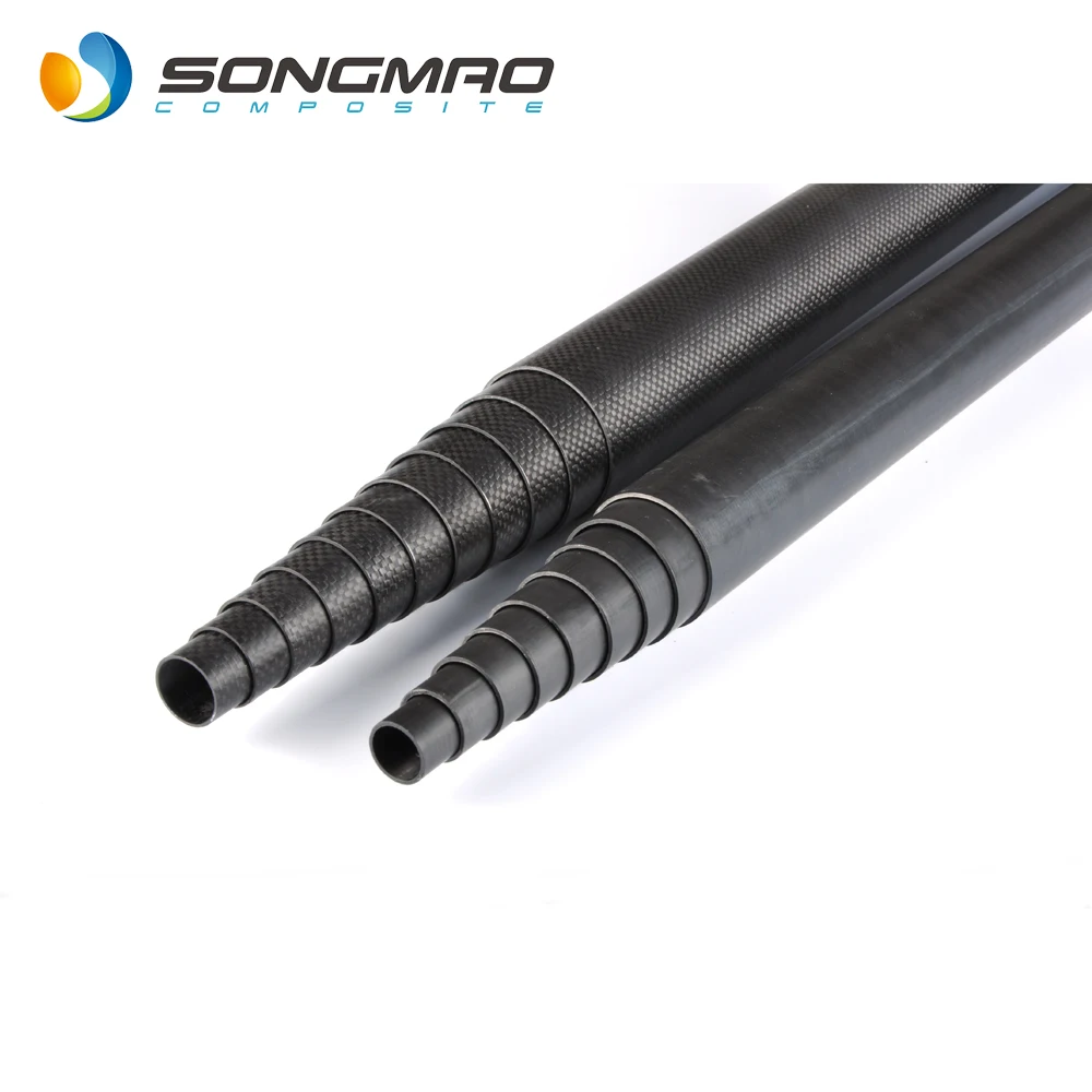 High quality 15m carbon fiber mast telescopic extension pole
