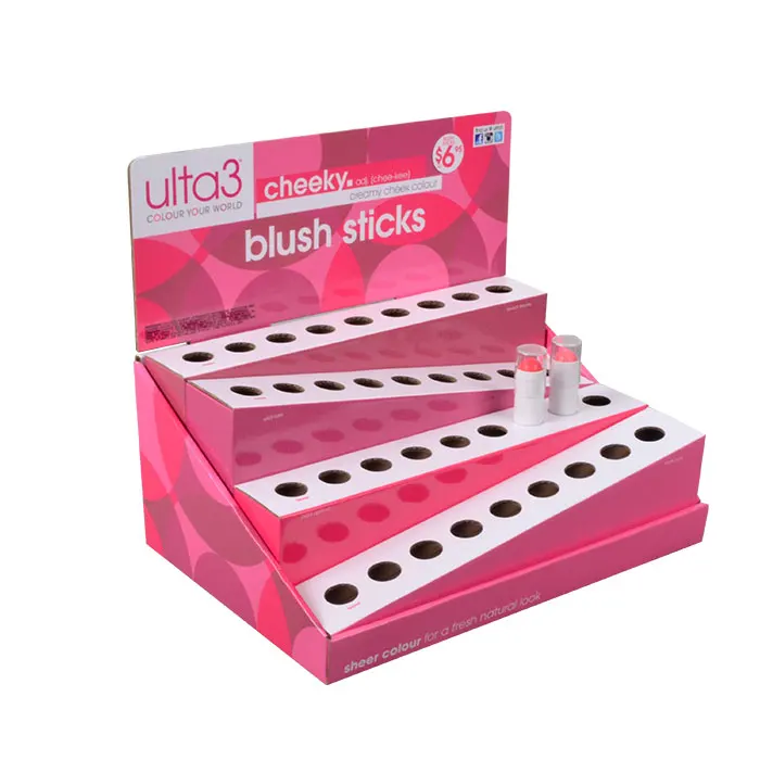 Customized Lipstick Display Stand Holder Cosmetic Store Display Cosmetics Display Stand