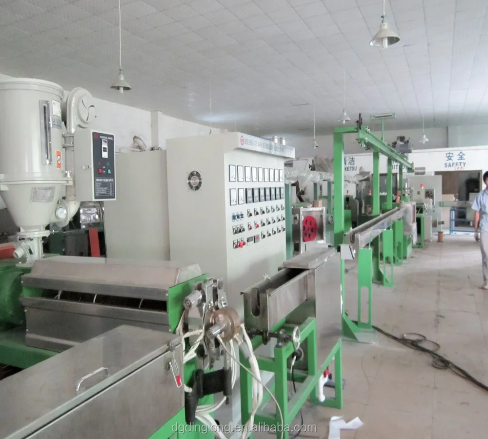 Carbon Fiber Teflon FEP EPA Cable Wire Extruder Machine