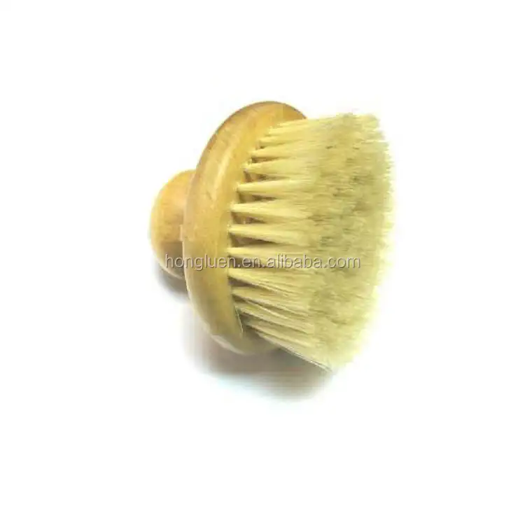 
Красивая деревянная мягкая щетина, небольшая Массажная щетка для лица для глубокого очищения пор 