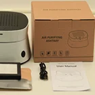  Оптовая продажа портативный Уникальный USB Перезаряжаемый Бездымный Очиститель Воздуха пепельница для