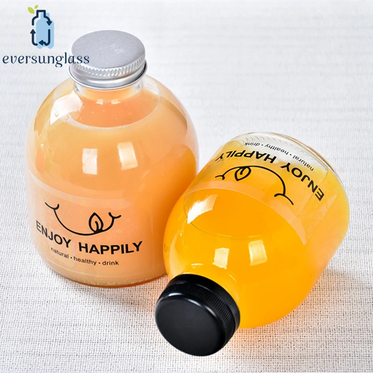 Fat Juice Drink Milk Thai Tea Bottle  With Aluminum Cover