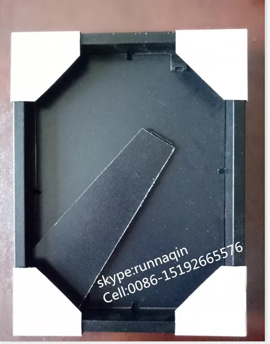 Wholesale cheap art black 3D deep shadow box frame for wall decoration picture frame in MDF wooden large size photo frame 12x16