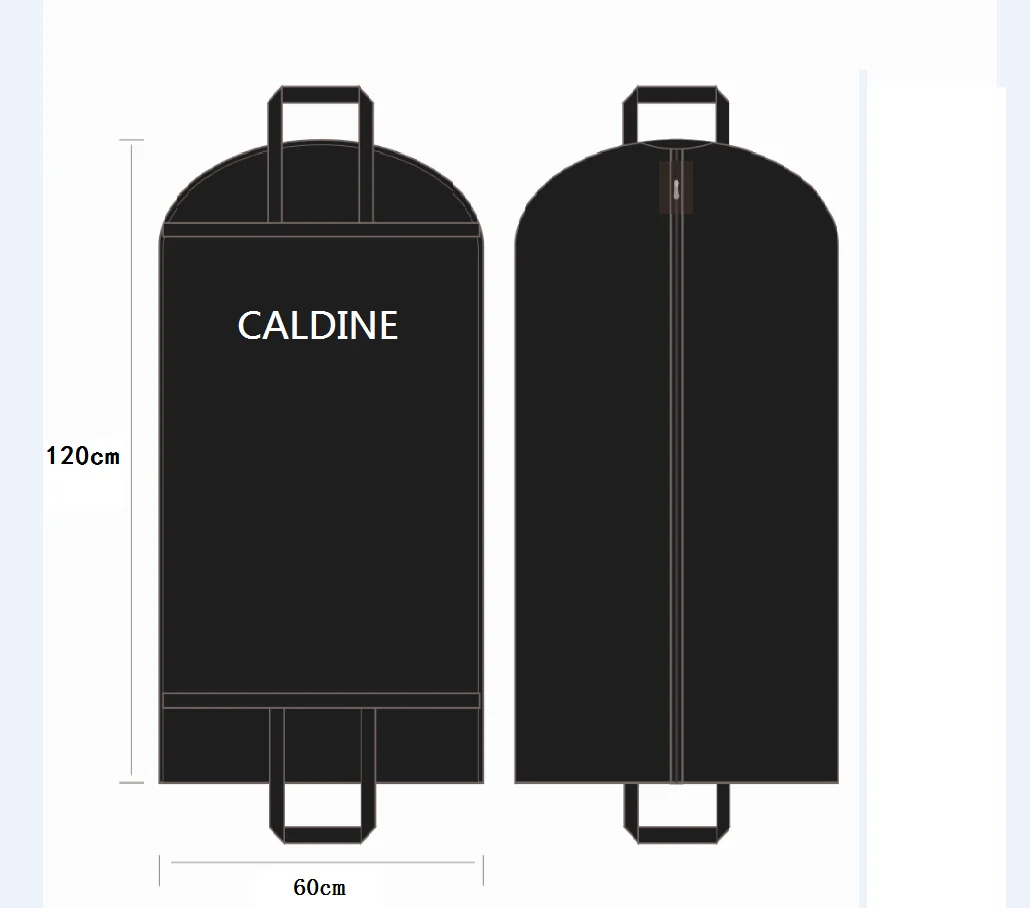 Пылезащитный дышащий нетканый чехол с логотипом на заказ, складной мешок для одежды