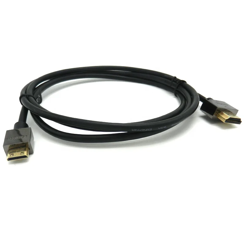 high speed super slim hdmi to hdmi cable bare copper 4k 60hz 2.0 v hdmi cable 2m