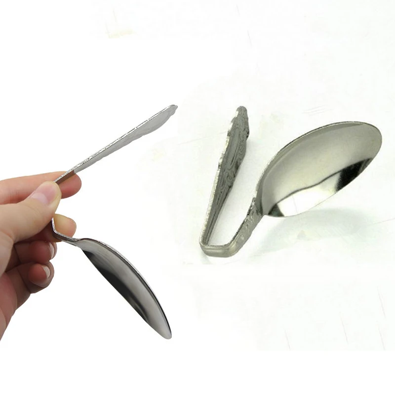 Волшебная ложка, изогнутый реквизит, ложка, уличная ложка, волшебные игрушки для фокусов, набор карманных предметов для персонала