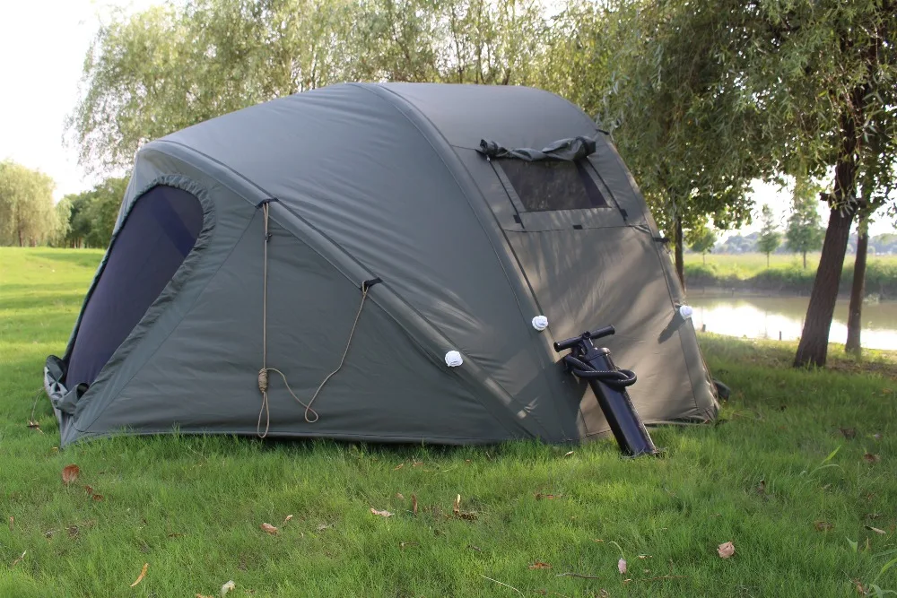 Canvas Pop Up Cube Ice Carp Fishing Tent Bivvy for Carp Fishing