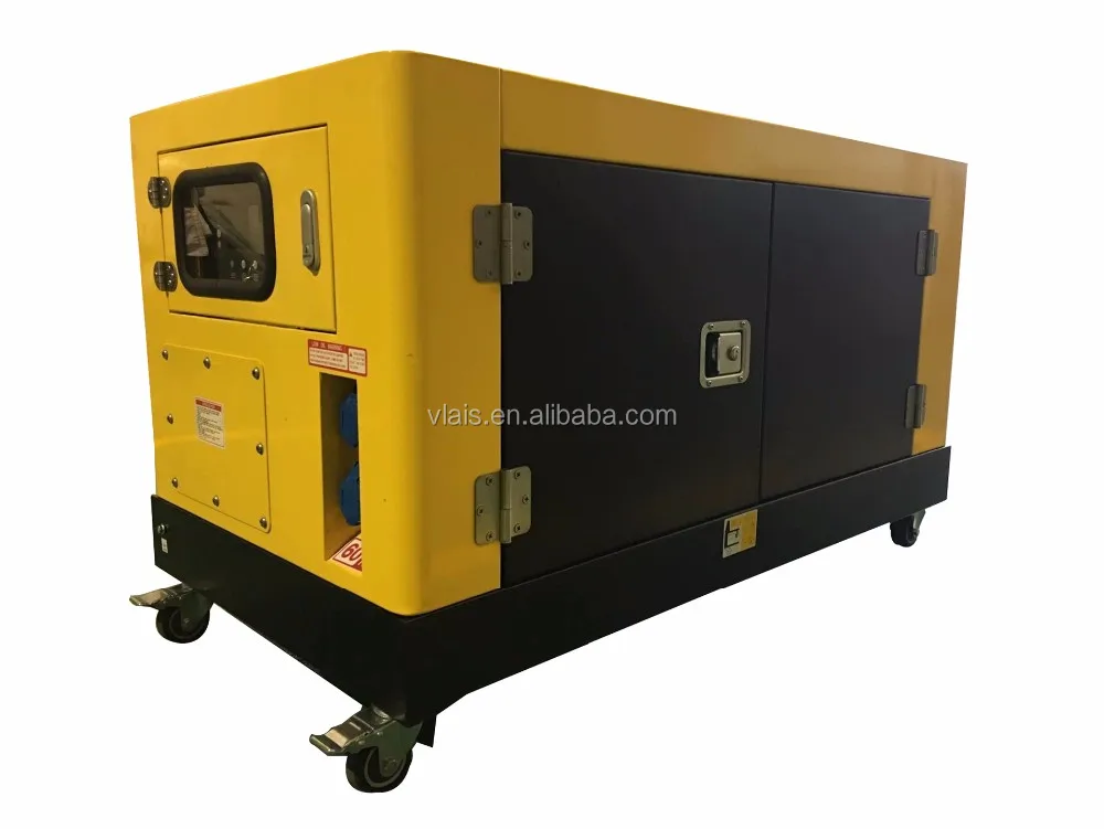 Portable 10kw 12kva 110V/220V/380V 60Hz single/3 phase soundproof diesel electric genset generators set for sale in Philippines