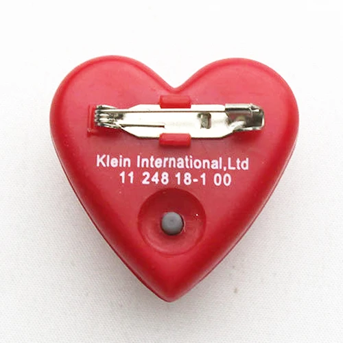 Heart shaped LED badge for party decoration CD-LDJ001