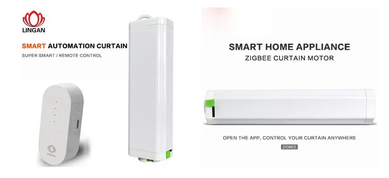 
Zigbee System Motorised Electric Curtain Motors For Smart Home 