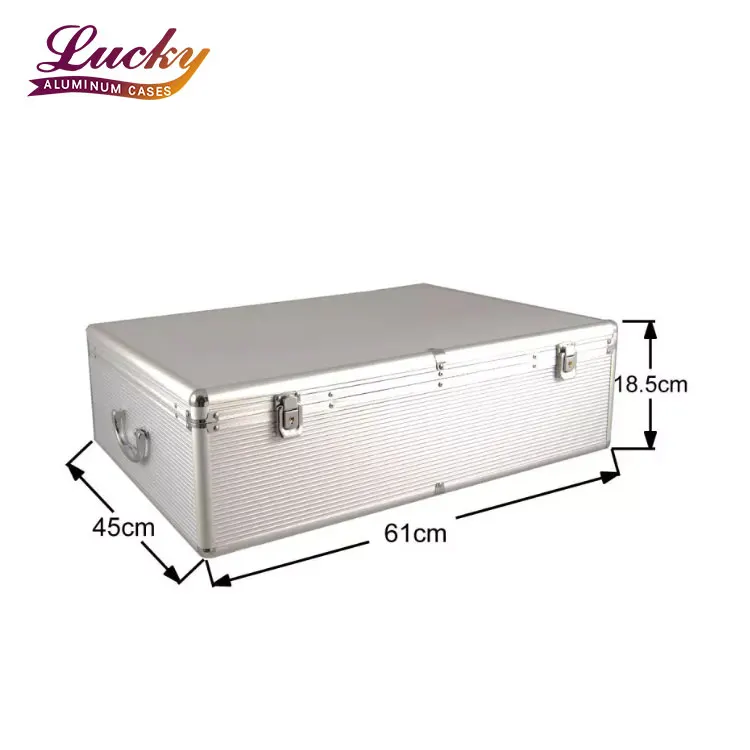 Factory price custom size 1000 cd dvd aluminum storage case