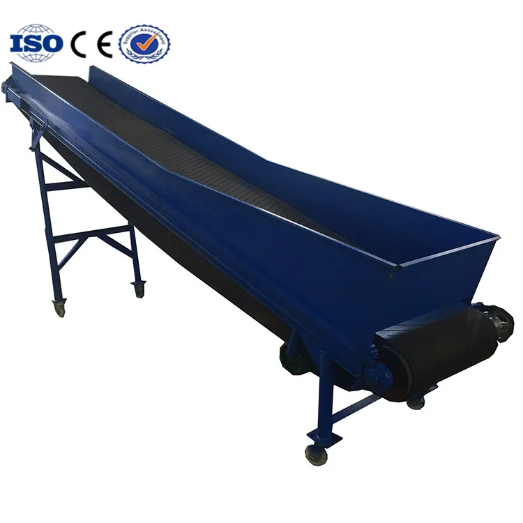 KEDA brand Belt Conveyor for Loading The Waste Plastic Bottle and Film