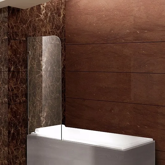 KD3002A Frameless Walk In Shower Bath Screen Door One Panel