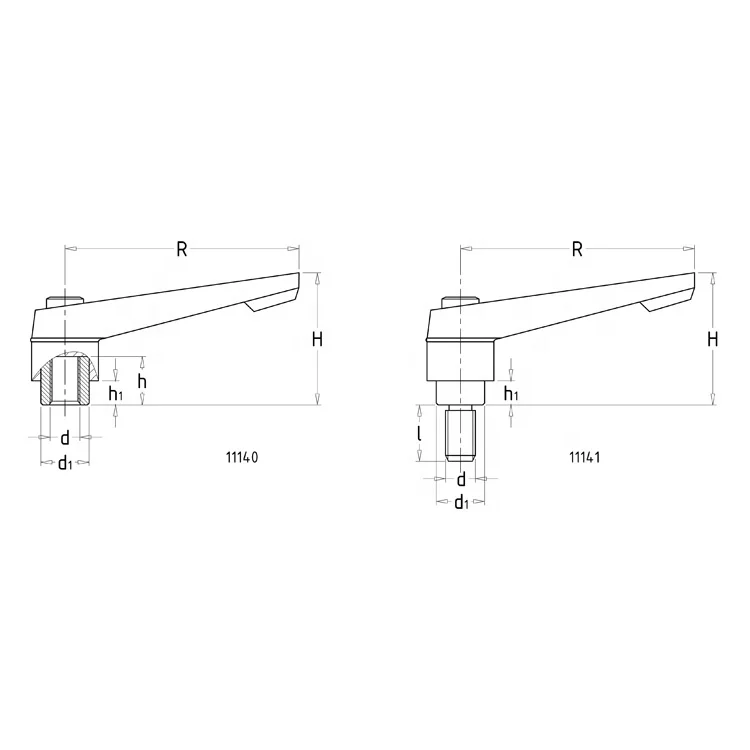 adjustable handle adjusted handle clamp handle