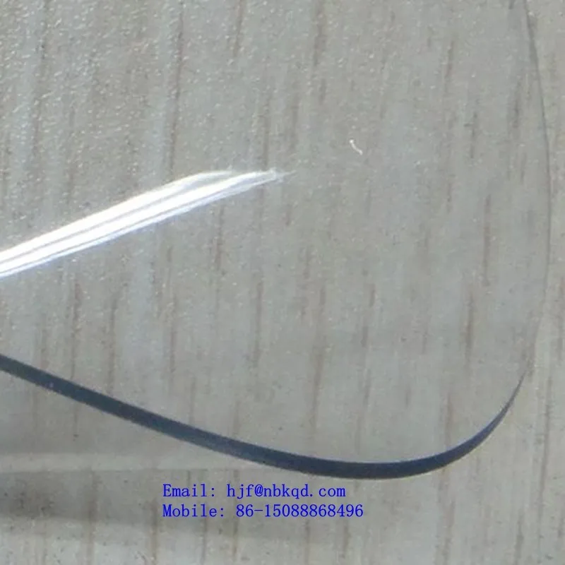 1.0 mm Fireproof Clear PVC Film